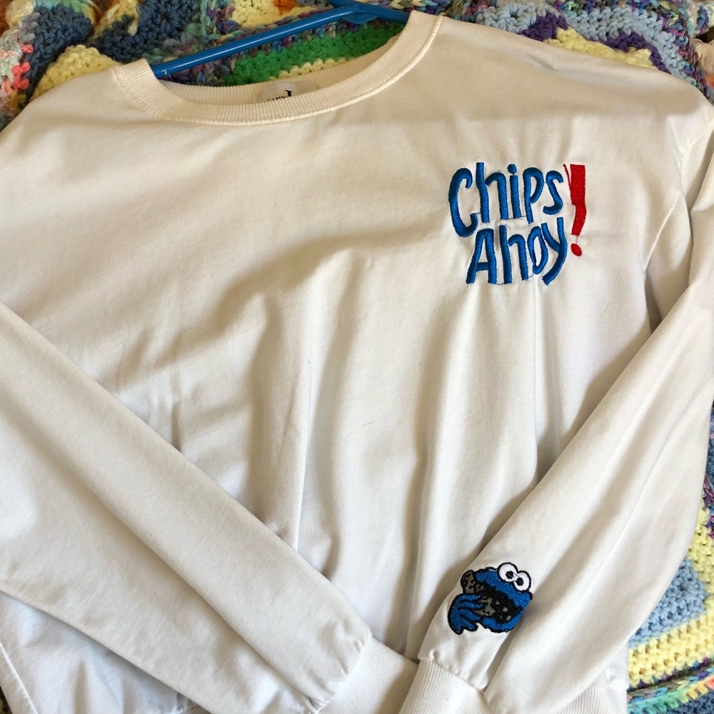 Chips Ahoy Crop Sweatshirt
